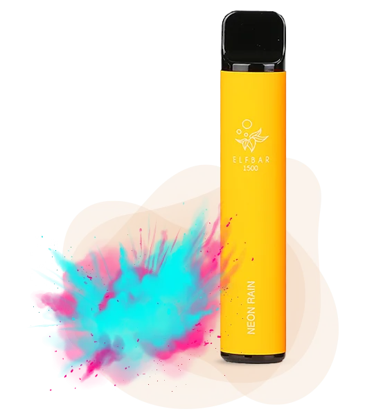 Elfbar 1500 Neon rain Одноразка ELF BAR 1500 Неоновий Дощ