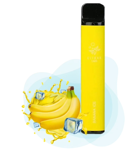Elfbar 1500 Banana ice Одноразка ELF BAR 1500 Банан Лід