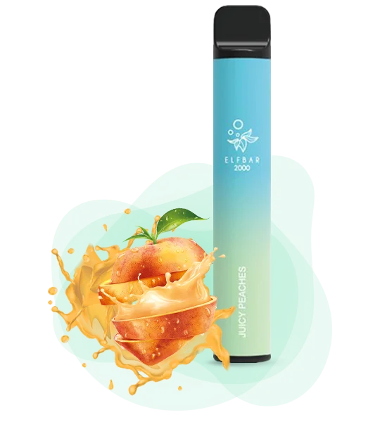 Elfbar 2000 Juicy peaches Одноразка ELFBAR 2000 Соковитий Персик