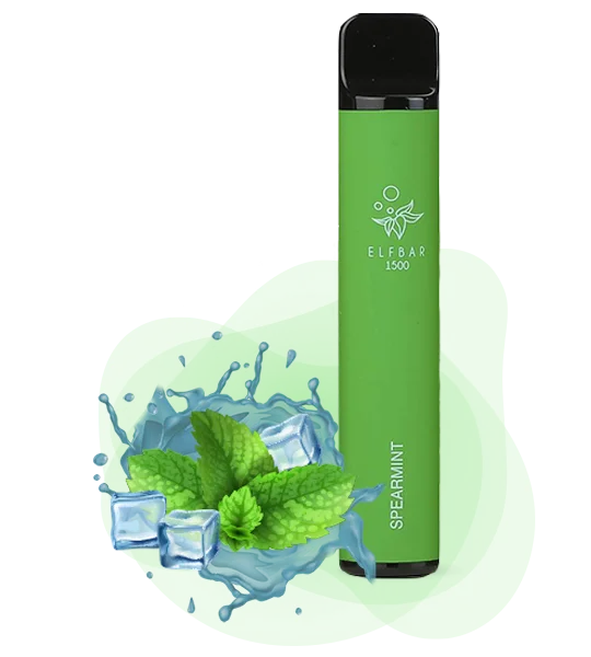Elfbar 1500 Spearmint Одноразка ELF BAR 1500 М'ята