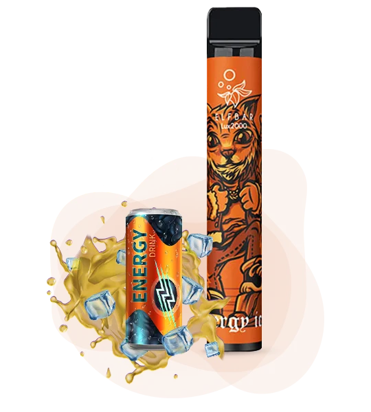 Elfbar 2000 LUX Energy ice Одноразка ELFBAR 2000 LUX Енергія Лід