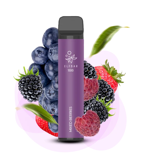 ElfBar_1500_MixedBerries Одноразка Elf Bar 1500 Ягідний Мікс