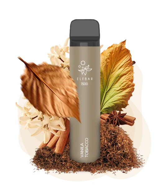 ElfBar_1500_VanilaTobacco Одноразка Elf Bar 1500 Ванільний Тютюн