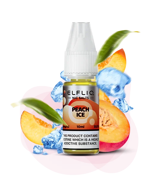 Elfliq_PeachIce_10ml Рідина для под системи ELFLIQ Персик Лід