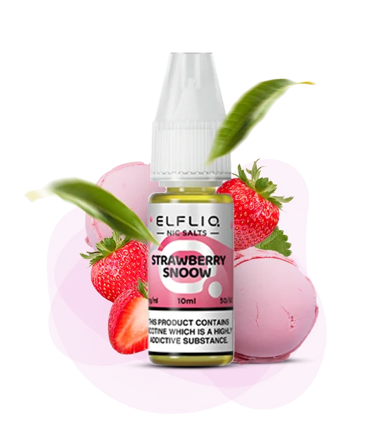 Elfliq_StrawberrySnoow_10ml Рідина для POD-системи ELFLIQ Полуничний Сніг
