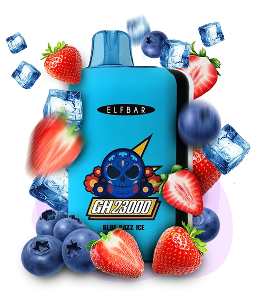 BlueberryRaspberryIce_ES Одноразка Elf Bar GH 23000 Чорниця-Полуниця Лід