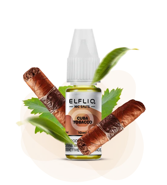 Elfliq_10ml_CubaTobacco Рідина для POD-системи ELFLIQ Кубинський Тютюн