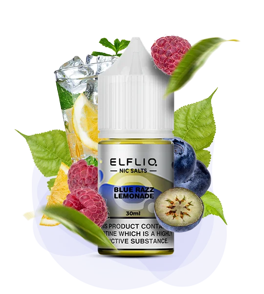 Elfliq_30ml_BlueRazzLemonade Рідина для POD-системи ELFLIQ Ягідний Лимонад