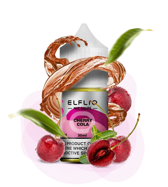 Elfliq_30ml_CherryCola Рідина для вейпу ELFLIQ Вишнева Кола