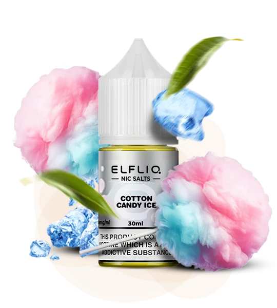 Elfliq_30ml_CottonCandyIce Рідина для под системи ELFLIQ Солодка Вата Лід