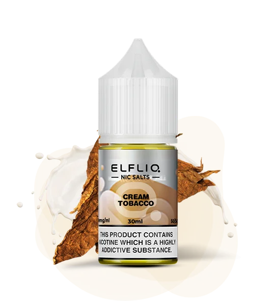Elfliq_30ml_CreamTobacco Рідина для вейпу ELFLIQ Вершковий Тютюн