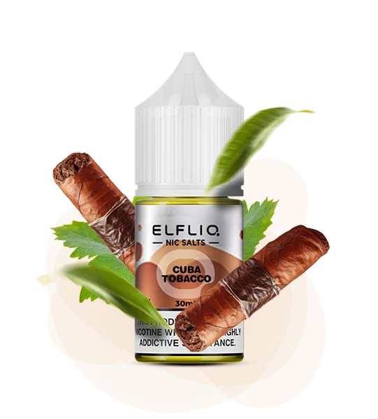 Elfliq_30ml_CubaTobaco Рідина для POD-системи ELFLIQ Кубинський Тютюн
