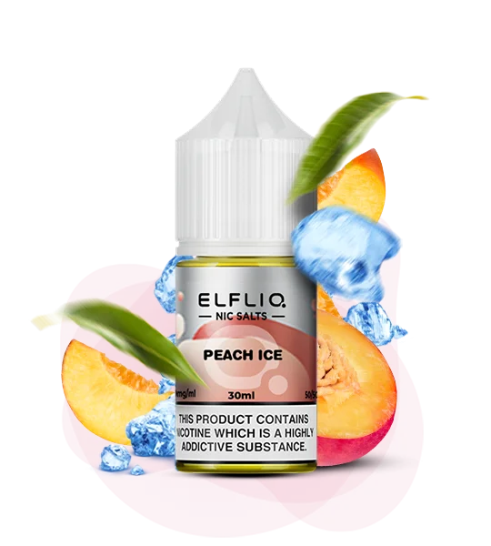 Elfliq_30ml_PeachIce Рідина для под системи ELFLIQ Персик Лід