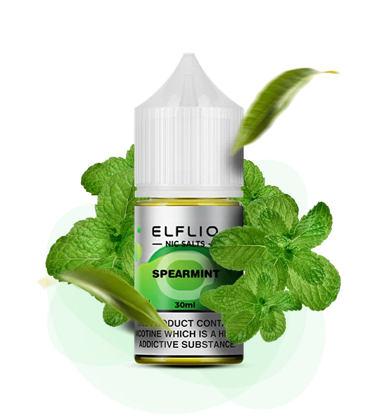 Elfliq_30ml_Spearmint Рідина для под системи ELFLIQ Зелена М'ята
