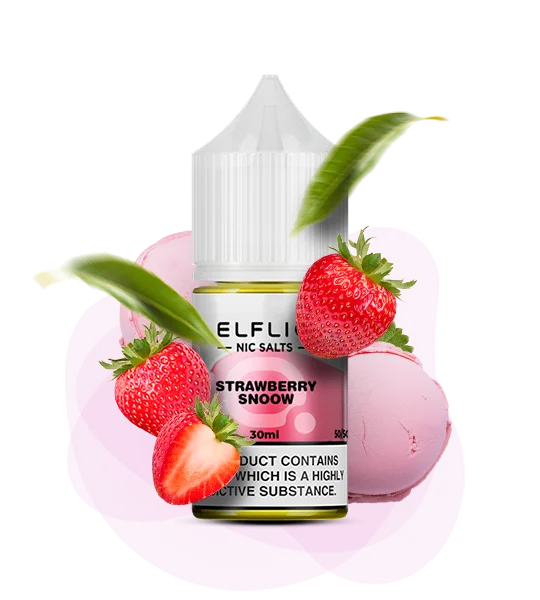 Elfliq_30ml_StrawberrySnoow Рідина для POD-системи ELFLIQ Полуничний Сніг