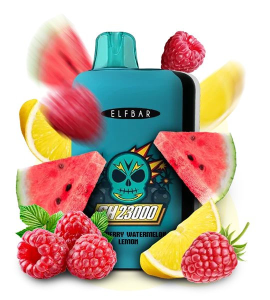 RaspberryWatermelonLemon_ES Одноразка Elf Bar GH 23000 Малина-Кавун-Лимон