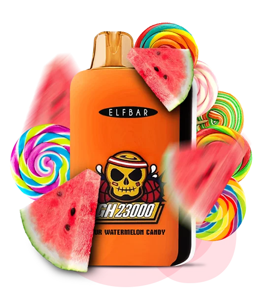 SourWatermelon_ES Одноразка Elf Bar GH 23000 Кислий Кавун Цукерка