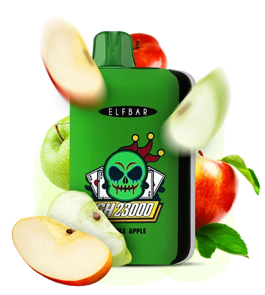 DoubleApple_ES Одноразка Elf Bar GH 23000 Подвійне Яблуко