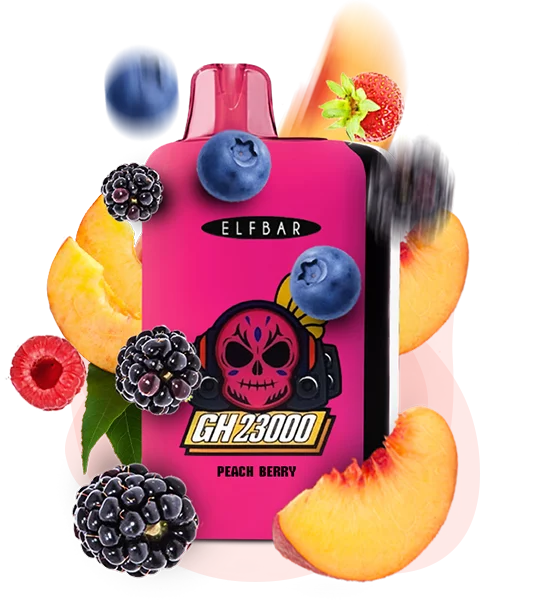 PeachBerry_ES Одноразка Elf Bar GH 23000 Персиково-Ягідний