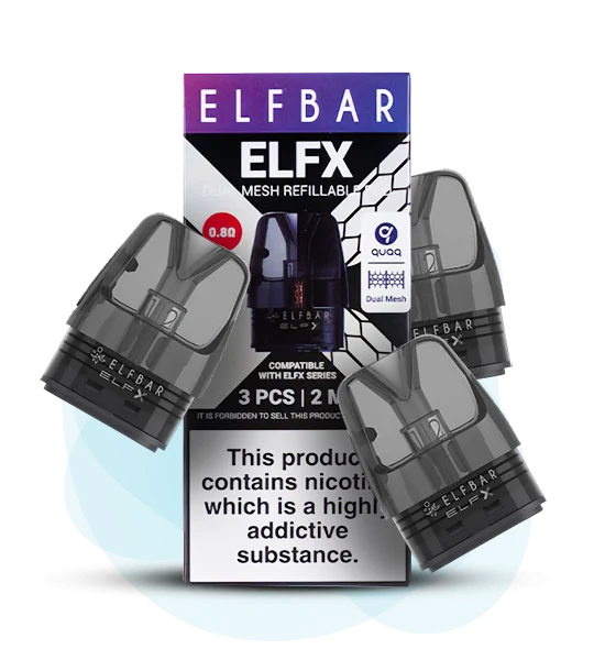 ELFBAR ELFX 2ML Dual Mesh Refillable Pod 3 08 Картридж Elf Bar ELF X