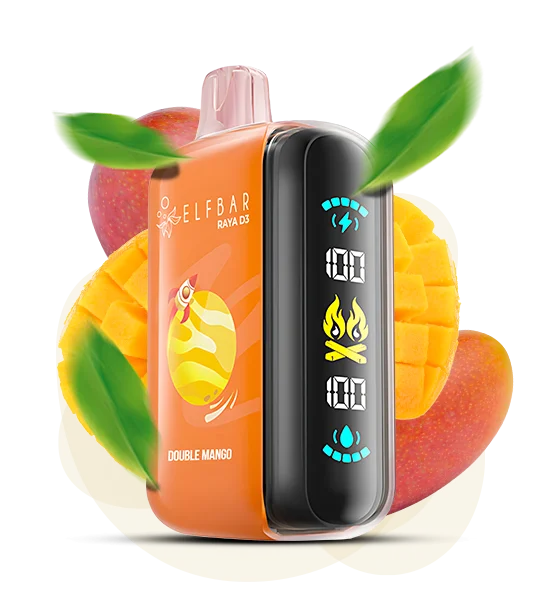Elfbar_Raya_D3_DoubleMango Одноразка Elf Bar RAYA D3 Подвійне Манго