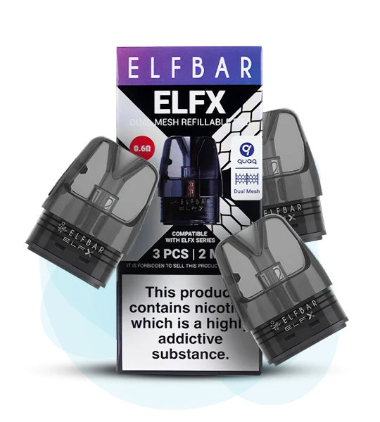 ELFBAR ELFX 2ML Dual Mesh Refillable Pod 3 06 Картридж Elf Bar ELF X