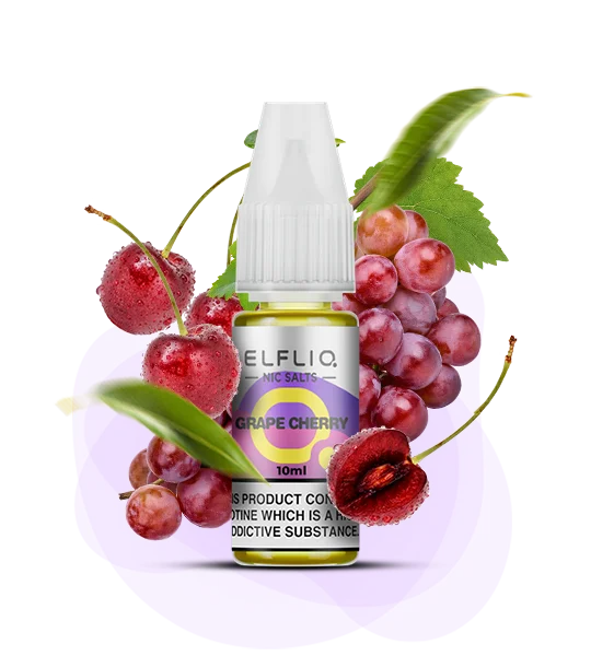 Elfliq_10ml_GrapeCherry Рідина для под системи Elfliq Виноград Вишня