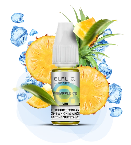 Elfliq_10ml_PineappleIce Рідина для под системи Elfliq Ананас з льодом