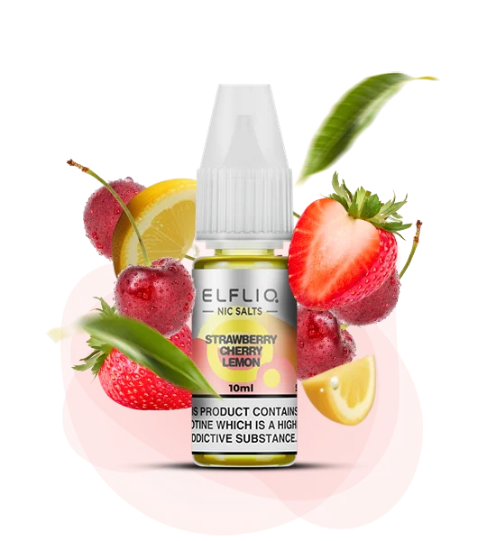 Elfliq_10ml_StrawberryCherryLemon Рідина для под системи Elfliq Вишня Лимон