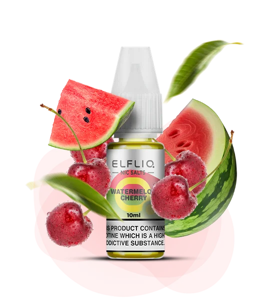 Elfliq_10ml_WatermelonCherry Рідина для под системи Elfliq Кавун Вишня