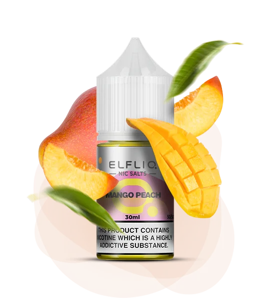 Elfliq_30ml_MangoPeach Рідина для под системи Elfliq Манго Персик
