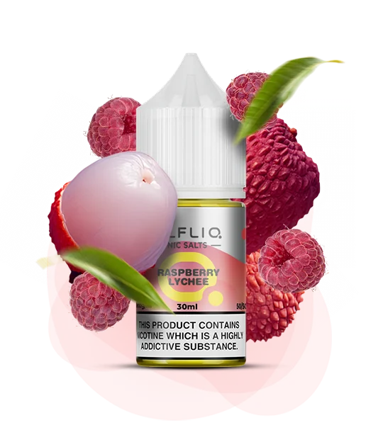 Elfliq_30ml_RaspberryLychee Рідина для под системи Elfliq Малина Китайська слива Лічі