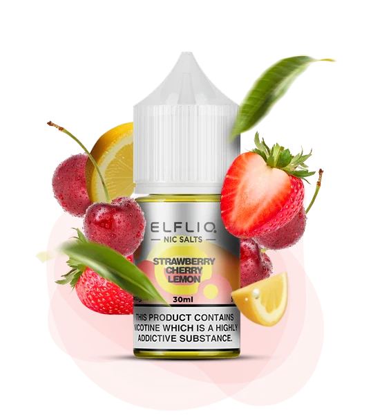 Elfliq_30ml_StrawberryCherryLemon Рідина для под системи Elfliq Полуниця Вишня Лимон
