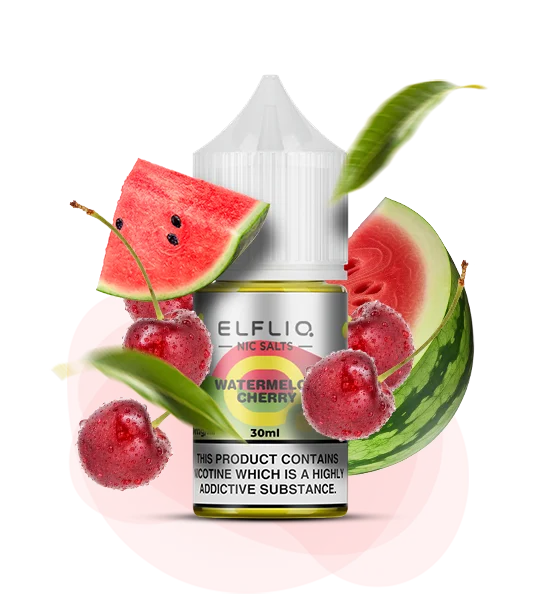 Elfliq_30ml_WatermelonCherry Рідина для под системи Elfliq Кавун Вишня