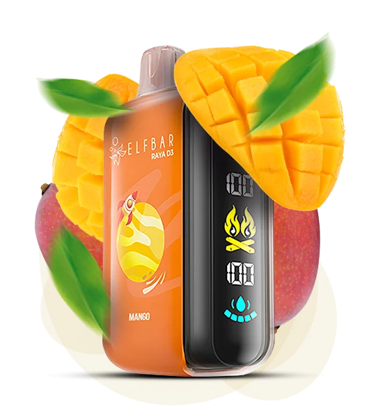 Elfbar_Raya_D3_Mango Одноразка Elf Bar Raya D3 Двійне манго
