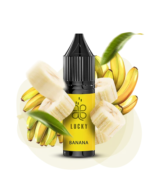 Lucky_liquid_15ml_Banana Рідина для вейпу Lucky Банан