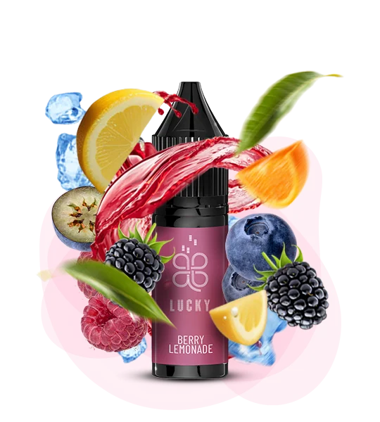 Lucky_liquid_15ml_BerryLemonade Рідина для вейпу Lucky Ягоди Лимонад