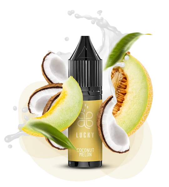Lucky_liquid_15ml_CoconutMelon Рідина для вейпу Lucky Кокос Диня