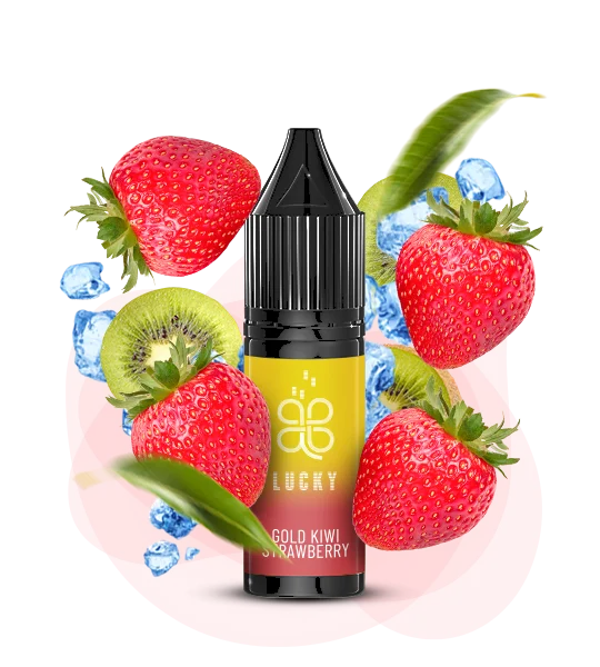 Lucky_liquid_15ml_GoldKiwiStrawberry Рідина для вейпу Lucky Ківі Полуниця