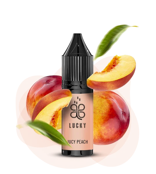 Lucky_liquid_15ml_JucyPeach Рідина для вейпу Lucky Соковитий Персик