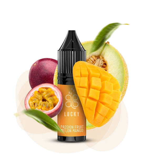 Lucky_liquid_15ml_PassionFruitMelonMango Рідина для вейпу Lucky Маракуйя Диня Манго