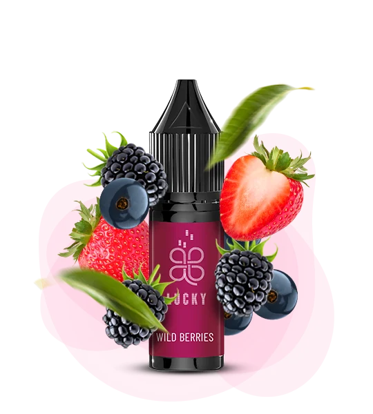 Lucky_liquid_15ml_WildBerries_ Рідина для вейпу Lucky Дикі ягоди