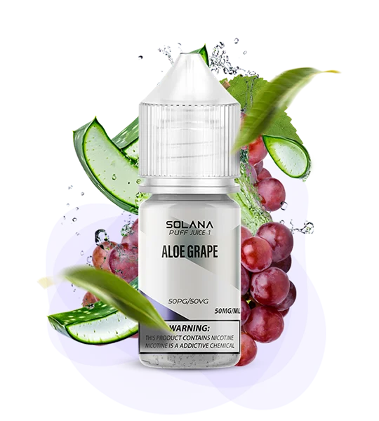 Solana_PuffJuice1_30ml_1AloeGrape Рідина для под системи Solana 1 Алое Виноград