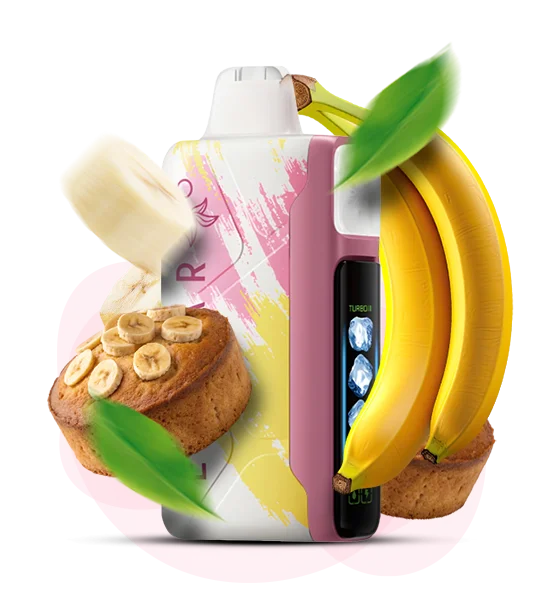 ElfBar_IceKing30000_BananaCake_ Одноразка Elf Bar Ice King 30000 Банановий торт