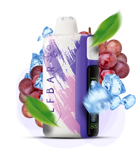 ElfBar_IceKing30000_GrapeIce Одноразка Elf Bar Ice King 30000 Виноград Лід