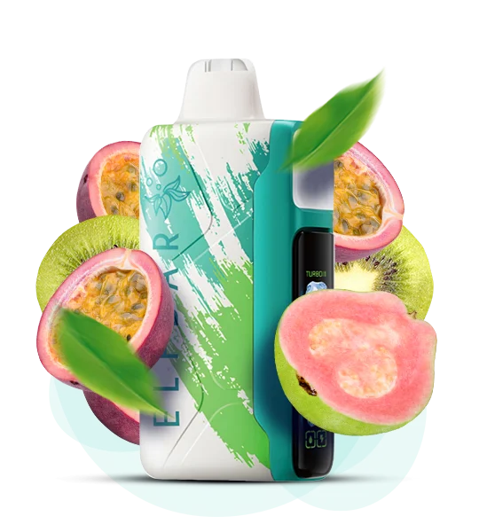 ElfBar_IceKing30000_KiwiPassionFruitGuava Одноразка Elf Bar Ice King 30000 Ківі Маракуйя Гуава