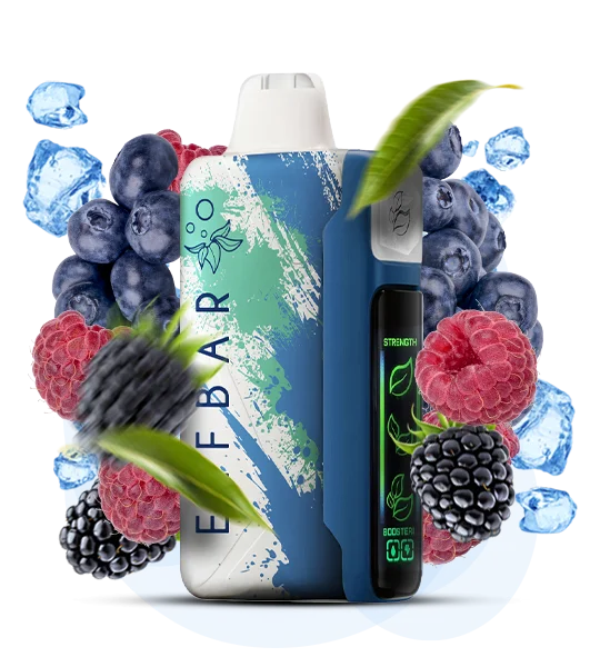 ElfBar_NicKing_30000_BlueRazzIce Одноразка Elf Bar Nic King 30000 Блакитна малина з льодом