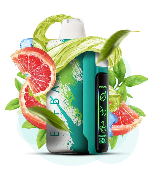 ElfBar_NicKing_30000_GrapefruitGreenTea Одноразка Elf Bar Nic King 30000 Грейпфрут Зелений чай