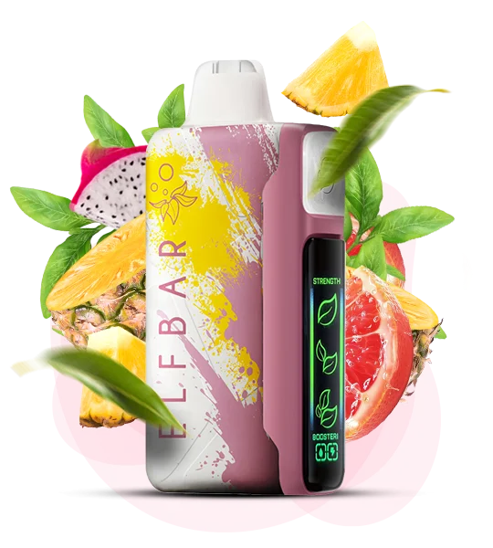 ElfBar_NicKing_30000_PineappleDragonfruitGrapefruit Одноразка Elf Bar Nic King 30000 Ананас Пітахая Грейпфрут