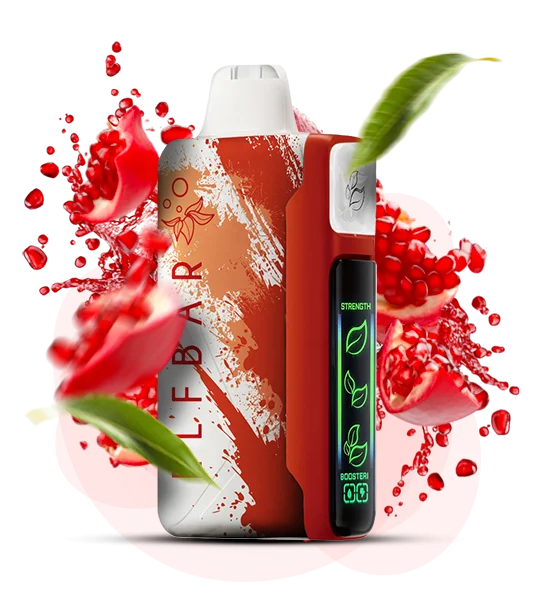 ElfBar_NicKing_30000_PomegranateBurst Одноразка Elf Bar Nic King 30000 Гранатовий вибух